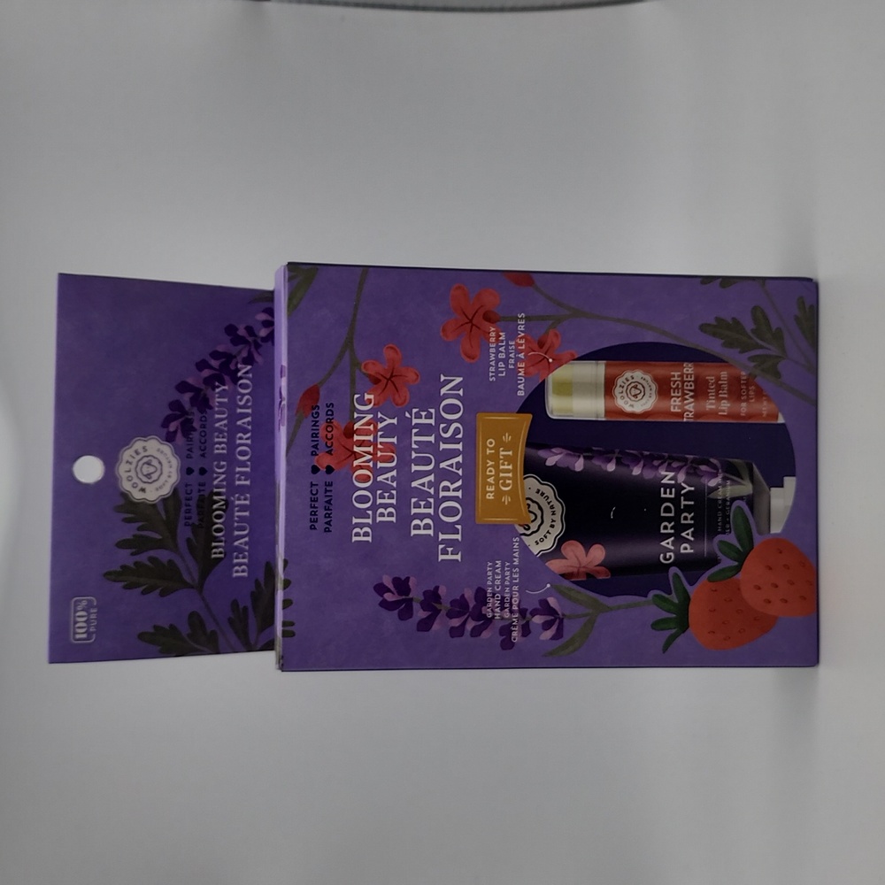 NWT Woolzies Blooming Beauty Hand Cream and Lip Balm